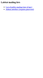 Mobile Screenshot of lists.labitat.dk